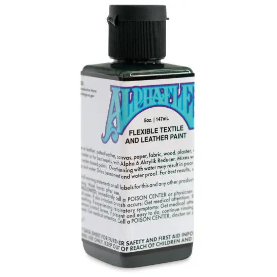 Alpha6 AlphaFlex Textile and Leather Paint - Dark Olive, 147 ml, Bottle {1}