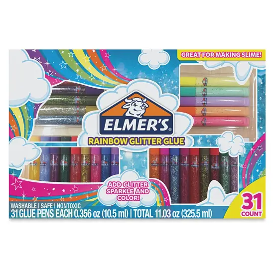 Elmer's Rainbow Glitter Glue Pens Set - Pkg of 31 {1}