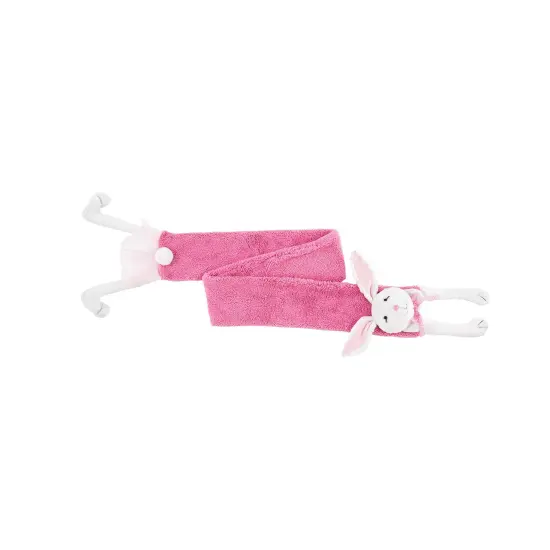 Easter Bunny Rabbit Pink Spring Scarf {3}