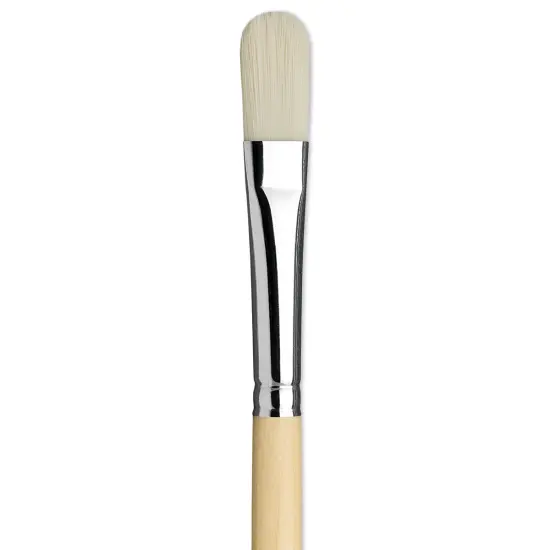 Da Vinci Top Acryl Synthetic Brush - Filbert, Long Handle, Size 14 {1}