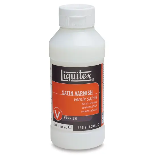 Liquitex Acrylic Varnish - Satin, 8 oz bottle {2}
