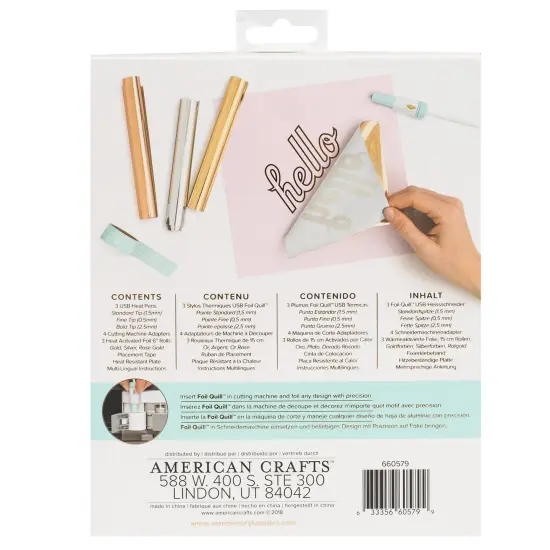 American Crafts We R Memory Keepers Foil Quill All-in-one Kit 660579 For Plotter {3}