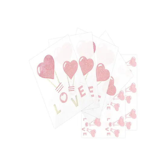 Craft Express &ldquo;Love&rdquo; Rhinestone Transfer &ndash; Hotfix Iron-On {5}