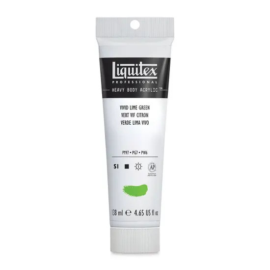 Liquitex Heavy Body Artist Acrylics - Vivid Lime Green, 4.65 oz Tube {1}