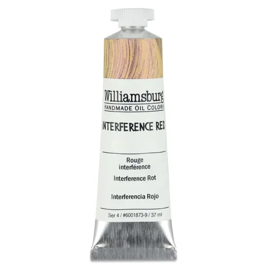 Williamsburg Handmade Oil Paint - Interference Red, 37 ml tube {1}
