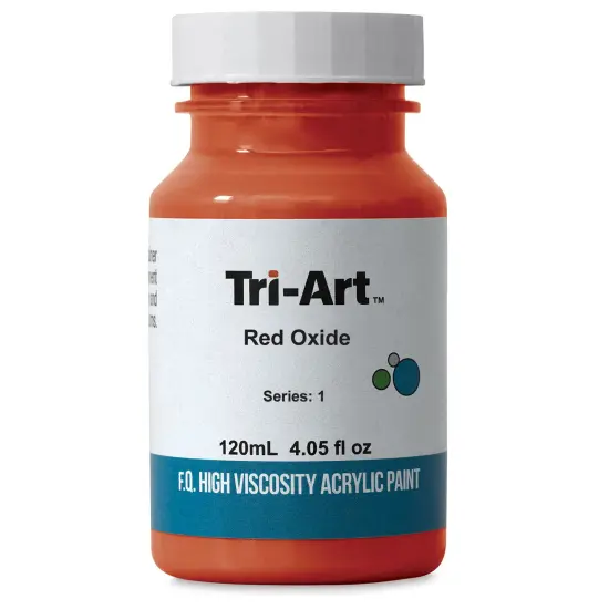 Tri-Art High Viscosity Artist Acrylic - Red Oxide, 120 ml jar {1}