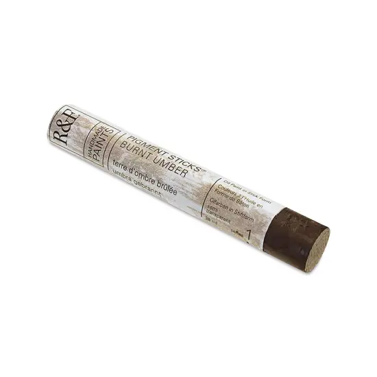 R&F Pigment Stick - Burnt Umber, 38 ml stick {2}