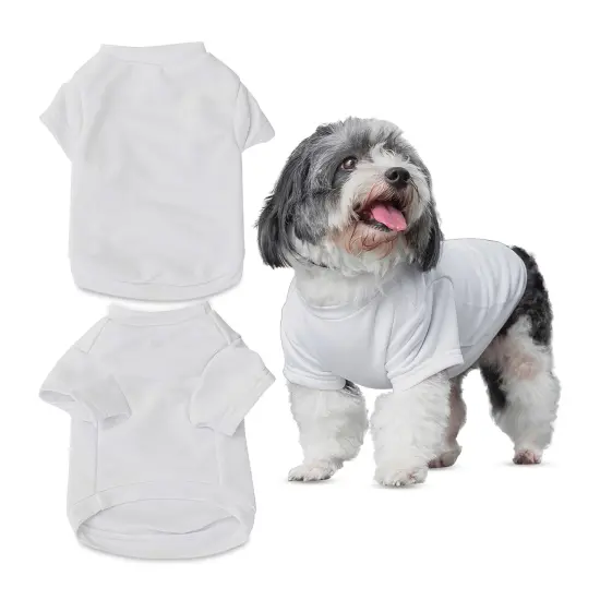 Craft Express Sublimation Printing Pet Product - Pet T-Shirt, Medium, Pkg of 2 {1}