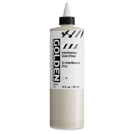 Golden High Flow Acrylics - Interference Gold (Fine), 16 oz bottle {1}