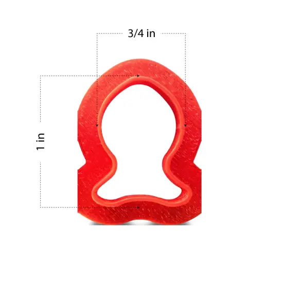 CookieCutter.com Mini Goldfish Multi Cookie Cutter 1 inch, Food Safe Plastic, USA {3}