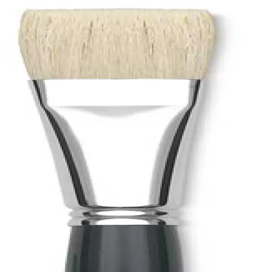 Princeton Snap! Natural Bristle Brush - Flat, Long Handle, Size 12 {1}