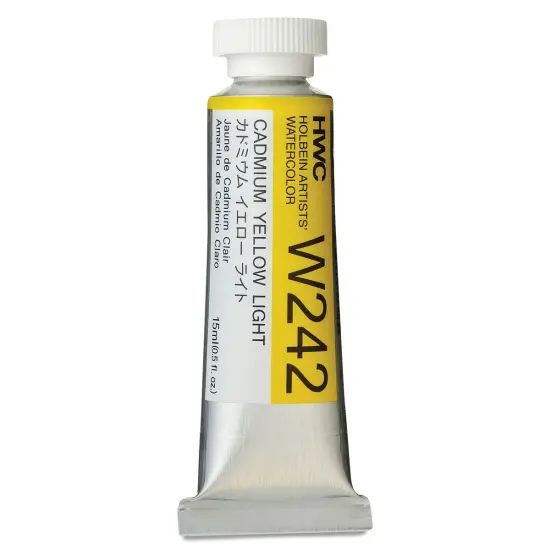 Holbein Artists' Watercolor - Cadmium Yellow Light, 15 ml tube {1}