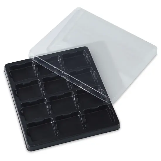Empty 12 Color Tray w/Lid, Pkg of 6 {1}