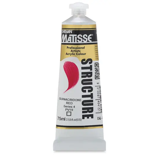 Matisse Structure Paint - Quinacridone Red, 75 ml {2}