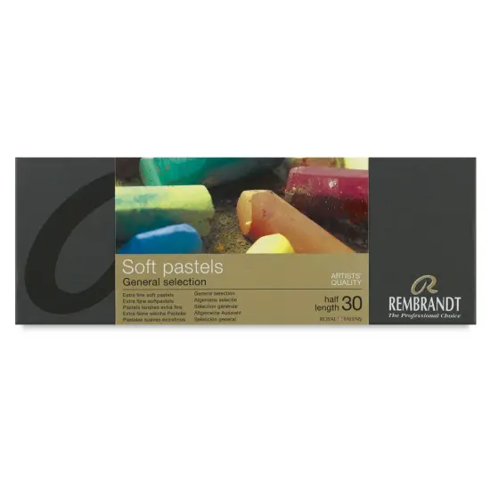 Rembrandt Soft Pastel Set - Assorted Colors, Half Sticks, Set of 30 {1}