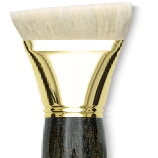 Princeton Series 6300 Dakota Synthetic Bristle Brush - Angular Bright, Long Handle, Size 12 {1}