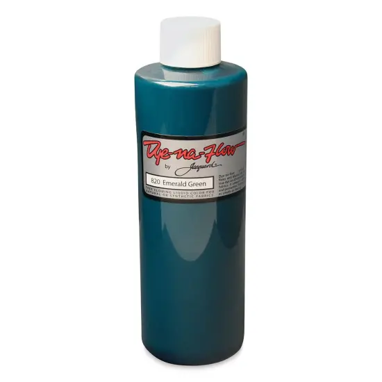 Jacquard Dye-Na-Flow Fabric Color - Emerald Green, 8 oz bottle {1}