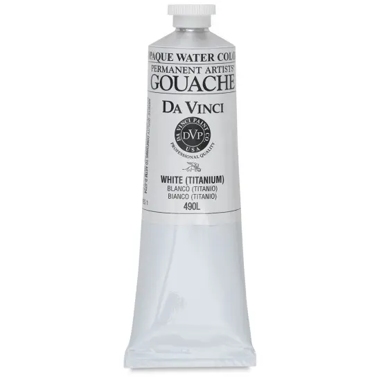 Da Vinci Professional Gouache - White (Titanium), 150 ml tube {1}