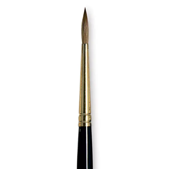 Da Vinci Maestro Kolinsky Brush - Full Belly Round, Short Handle, Size 2 {1}