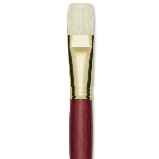 Blick Master Bristle Brush - Bright, Long Handle, Size 22 {1}