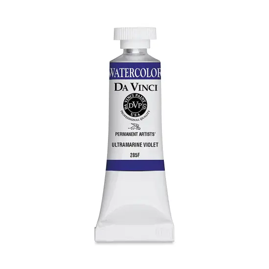 Da Vinci Artists' Permanent Watercolor - Ultramarine Violet, 15 ml tube {1}