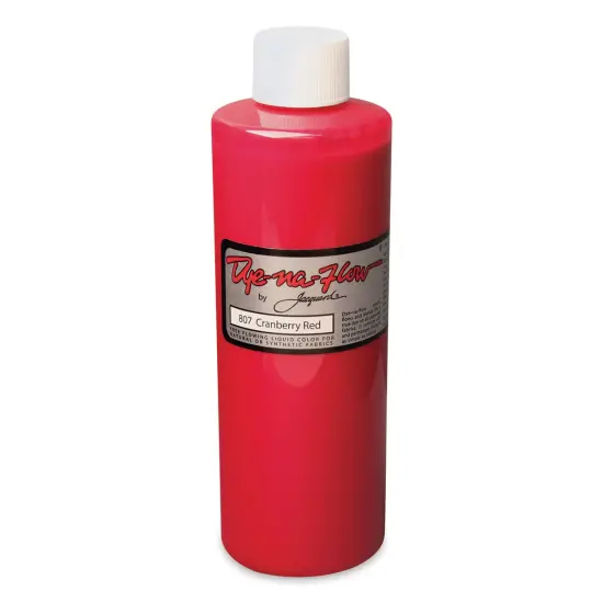 Jacquard Dye-Na-Flow Fabric Color - Cranberry Red, 8 oz bottle {1}