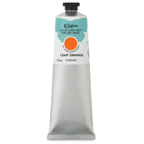 Cranfield Caligo Safe Wash Relief Ink - Light Orange, 150 ml {1}