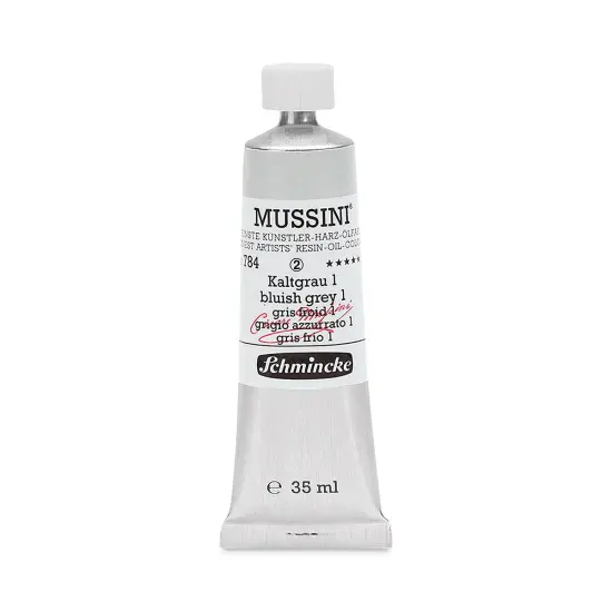 Schmincke Mussini Oil Color - Bluish Gray 1, 35 ml tube {1}