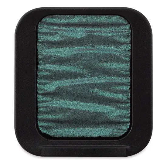 Finetec Premium Watercolor Pan - Green/Amethyst (Flip-Flop) {1}