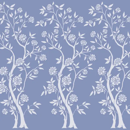 Chinoiserie Rose Tree Wall Stencil | 3733 by Designer Stencils | Animal & Nature Stencils | {2}