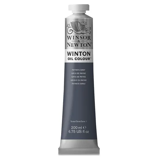 Winsor & Newton Winton Oil Color - Payne's Gray, 200 ml tube {2}