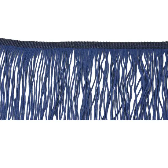 Belagio Chainette Fringe, 2" Wide, 10- Yard Bolt, Navy Blue {1}