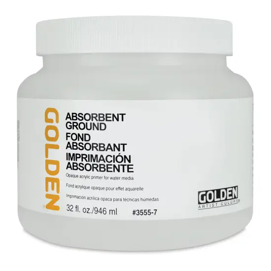 Golden Absorbent Ground - White, Quart {2}