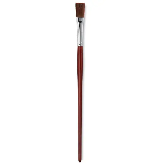 Utrecht Tuscan Synthetic Flat - Size 6, Long Handle {1}