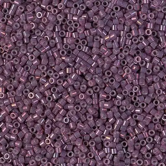 Miyuki Delica Bead 15/0, DBS1012, Metallic Med Raspberry Gold Iris {1}