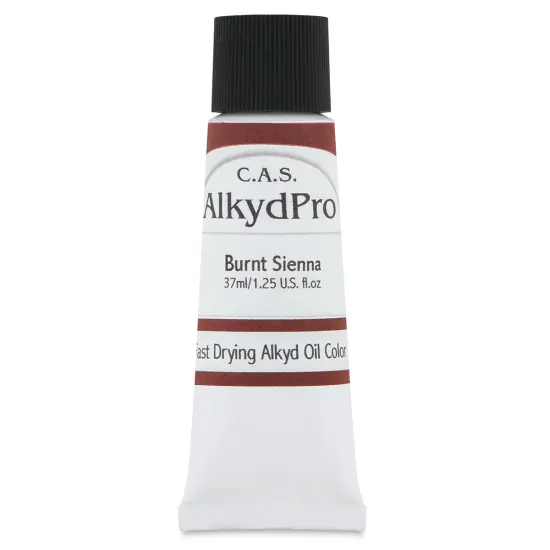 CAS AlkydPro Fast-Drying Alkyd Oil Color - Burnt Sienna, 37 ml tube {1}