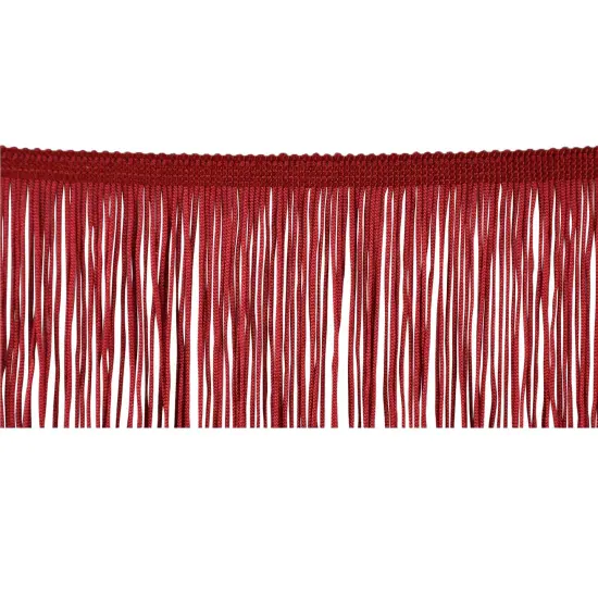 Belagio Chainette Fringe, 2" Wide, 10- Yard Bolt, Wine {1}