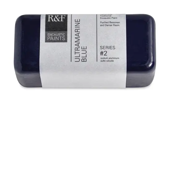R&F Encaustic Paint Block - Ultramarine Blue, 104 ml block {1}