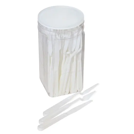 Richeson Plastic Painting Knive Canister - Assorted, Canister of 60 {1}