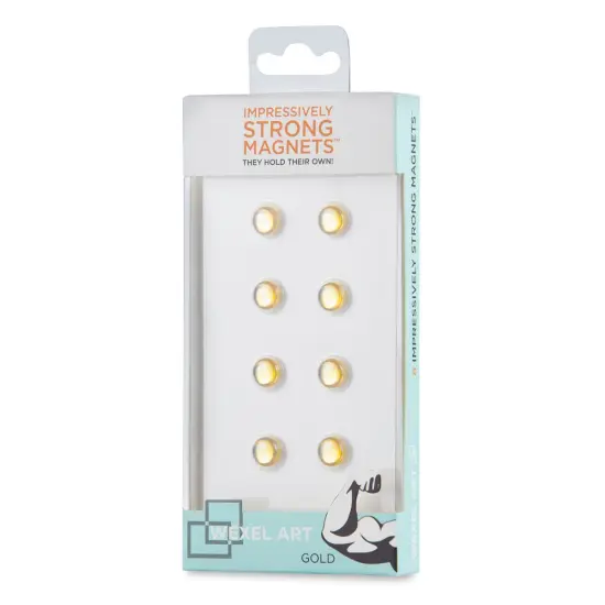 Wexel Art Magnets - Gold, Pkg of 8 {1}