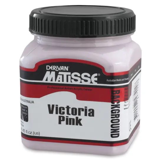 Matisse Background Colors Acrylic Paint - Victoria Pink, 250 ml {1}