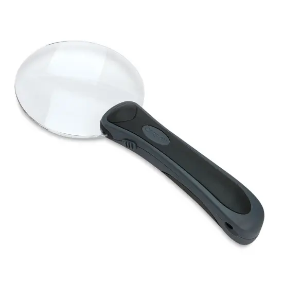 Carson RimFree LED Magnifier - Round, 2X {2}