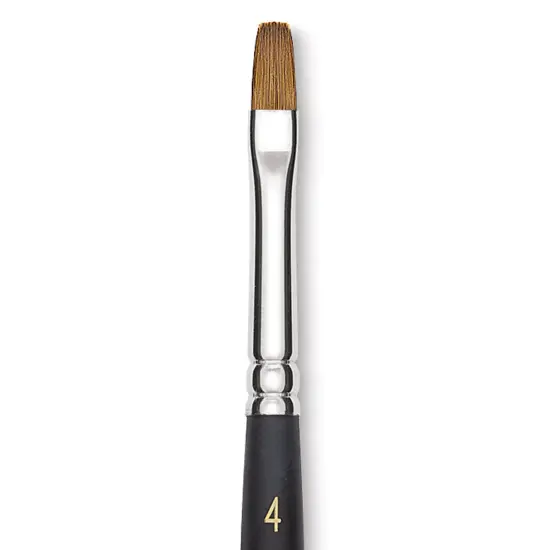 Blick Masterstroke Finest Red Sable Brush - Bright, Size 4, Short Handle {2}