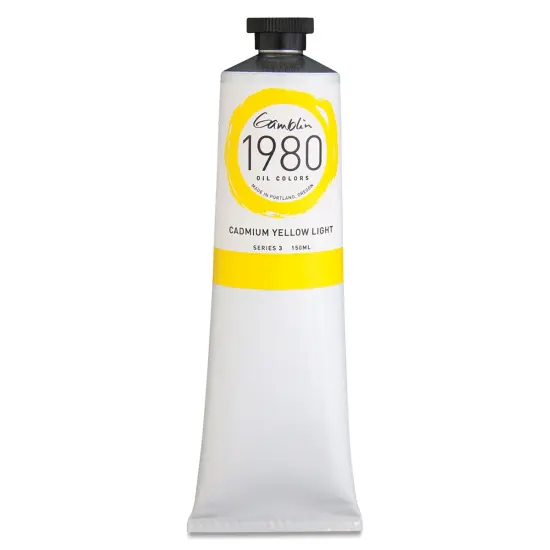 Gamblin 1980 Oils - Cadmium Yellow Light, 150 ml tube {1}