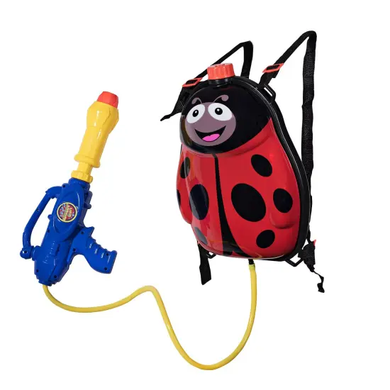 Toyrifik Water Gun Backpack Water Blaster for Kids -Water Shooter with Tank Lady Bug Toys for Kids- Summer Outdoor Toys for Pool Beach Water Toys for Kids {1}