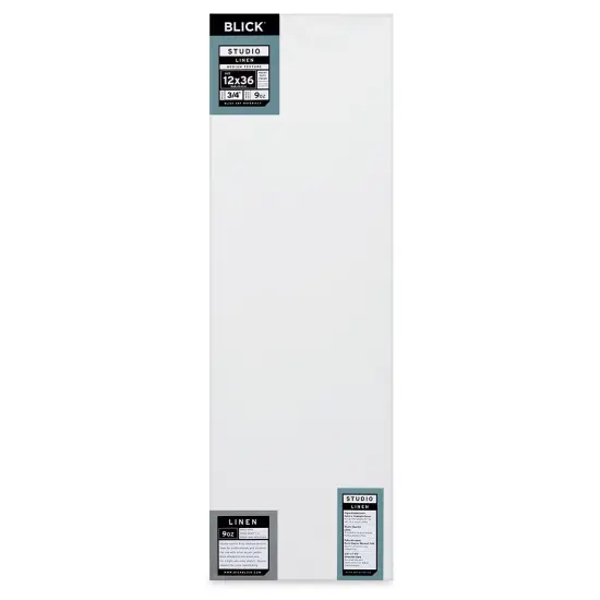 Blick Studio Linen Stretched Canvas - 12" x 36", Traditional 3/4" Profile {1}