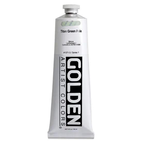 Golden Heavy Body Artist Acrylics - Titan Green Pale, 5 oz {2}