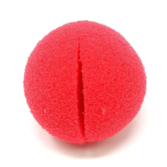 Red Carnival Clown Noses - Red Sponge Nose for Circus Costume Party Supplies - 12 Pieces {6}