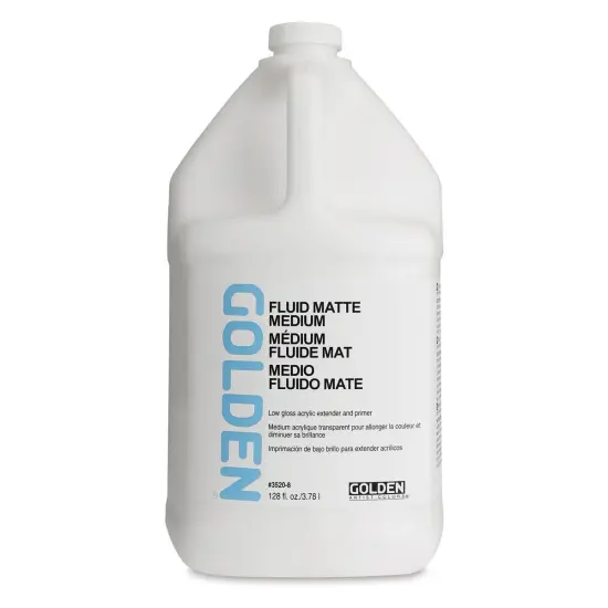 Golden Fluid Medium - Matte, 128 oz jug {1}