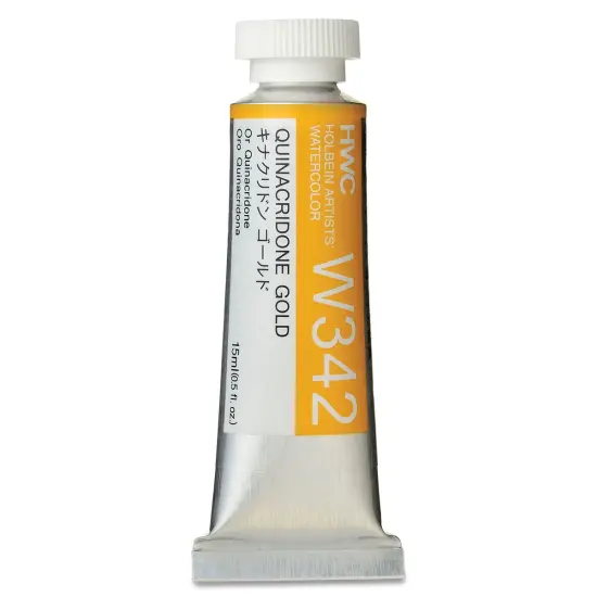Holbein Artists' Watercolor - Quinacridone Gold, 15 ml tube {1}